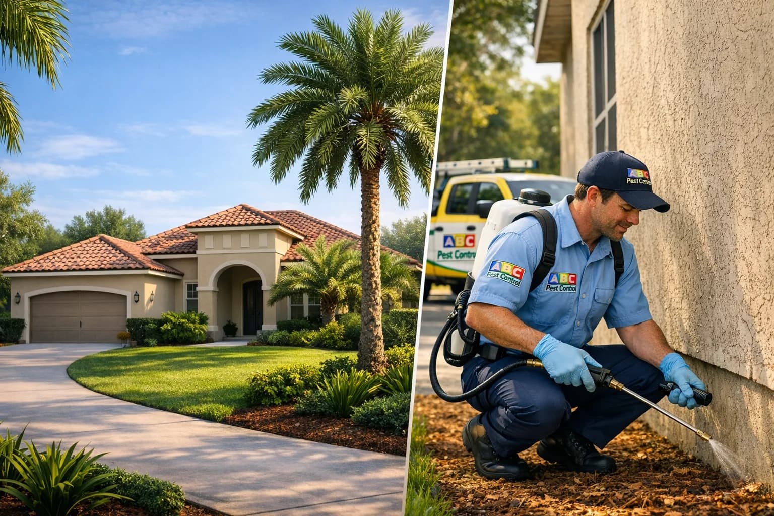 Professional pest control services in Oldsmar, Florida